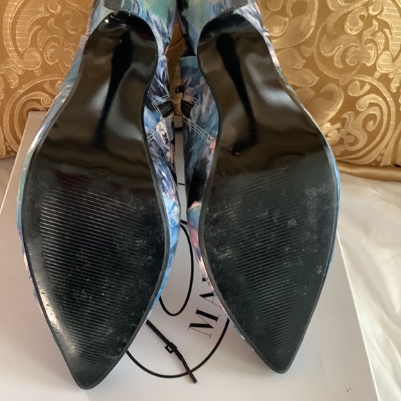 NIB “Steve Madden” open heel floral print ankle boots - Picture 8 of 8